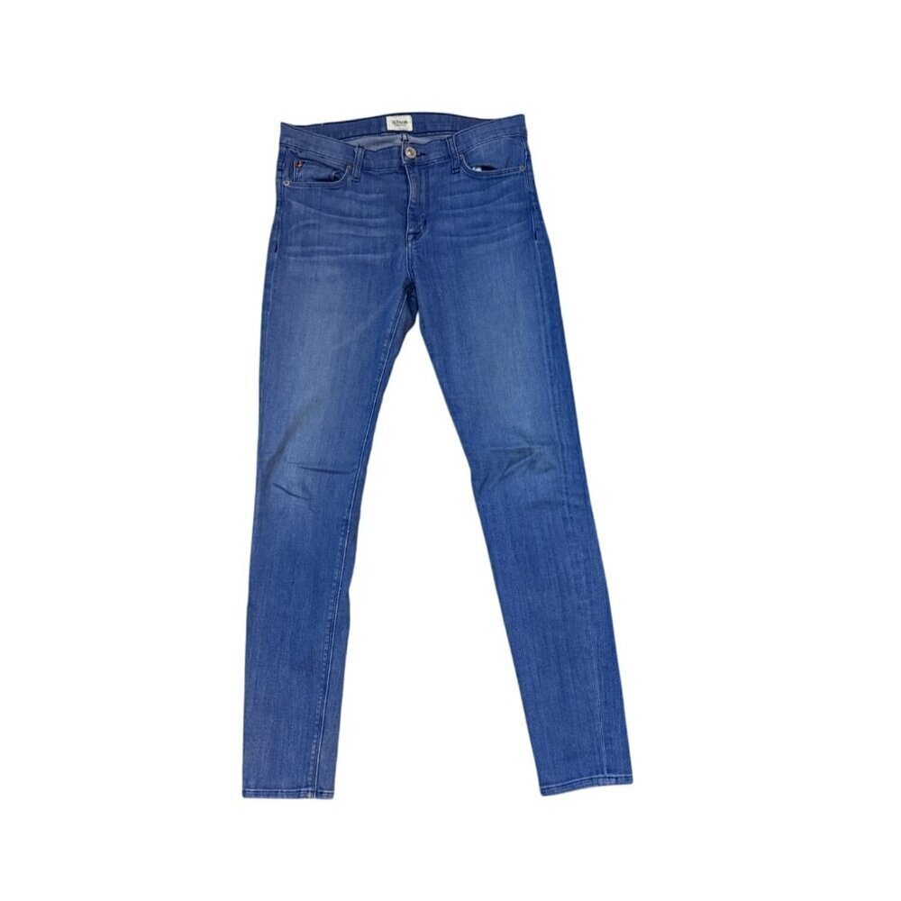 Hudson Los Angeles Womens Skinny Jeans 27 Light Wash Denim 98% Cotton 2% Elastan